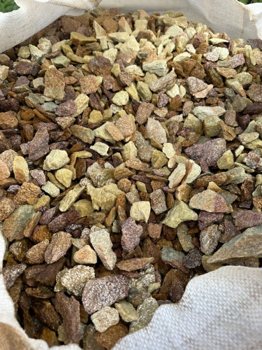 Златолит персиковый декоративная каменная крошка купить в Кемерово