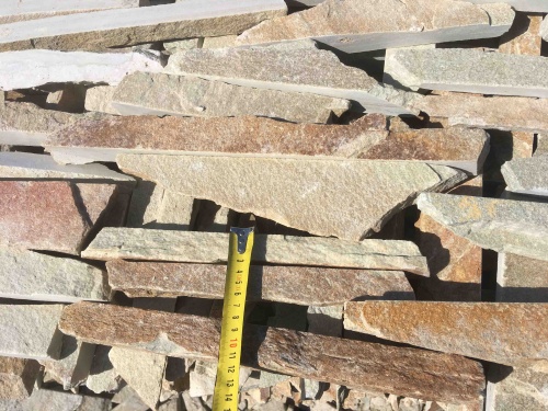 Горбушка златолит золотистый для облицовки купить в Кемерово