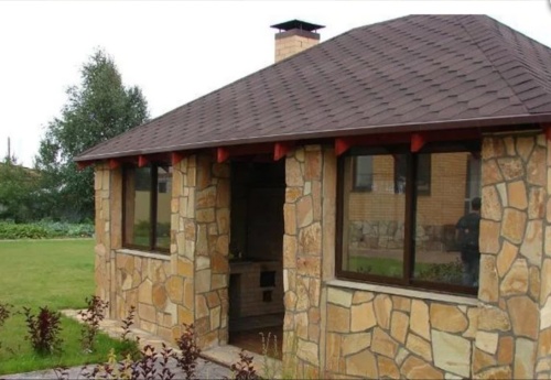 Плитняк златолит жёлтый для фасада 1,5-3 см купить в Кемерово