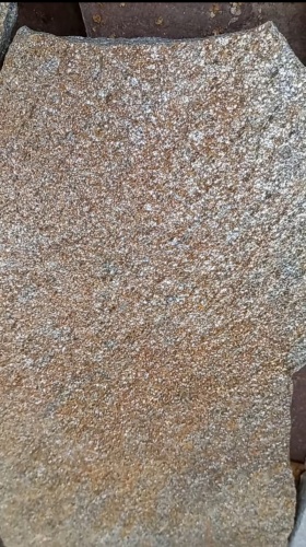 Плитняк златолит серебристый для цоколя, отмостки купить в Кемерово