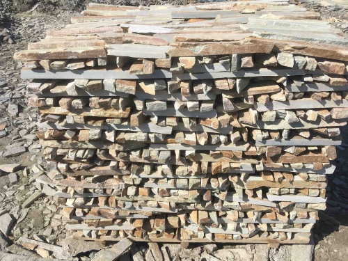 Горбушка златолит золотистый для облицовки купить в Кемерово