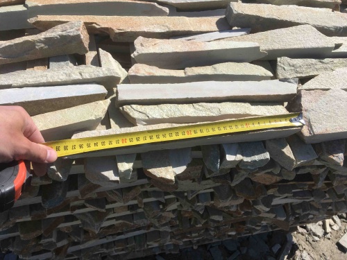 Горбушка златолит золотистый для облицовки купить в Кемерово