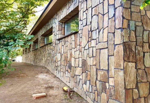 Плитняк кора дерева для цоколя, отмостки купить в Кемерово