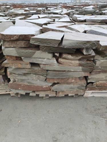 Плитняк песчаник серо-зелёный для мощения 60-65 мм купить в Кемерово